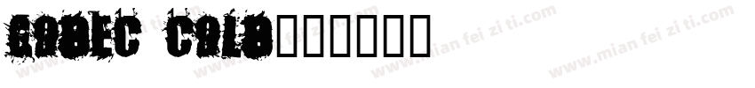 Godec cold字体转换